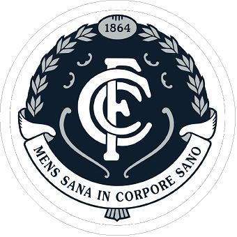 Carlton Footy Logo Sticker