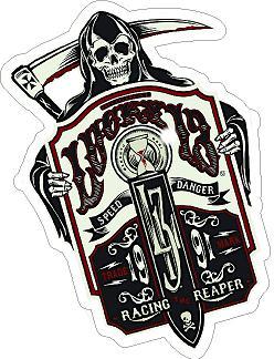 Lucky 13 Racing Reaper Cars Sticker
