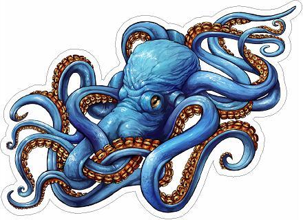 Octopus Sticker
