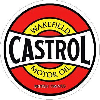 Castrol Wakefield Red Logo Sticker