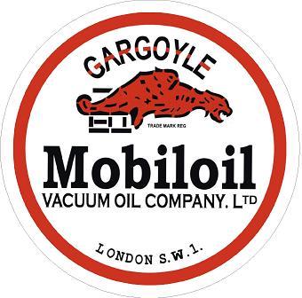 Gargoyle Mobiloil Sticker