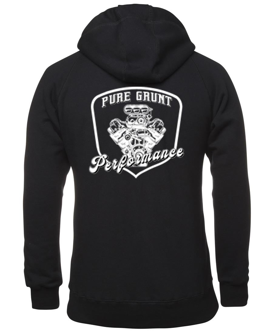 Pure Grunt Logo Zipped Hoodie
