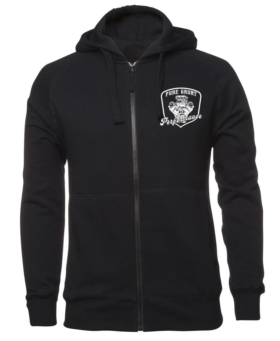 Pure Grunt Logo Zipped Hoodie