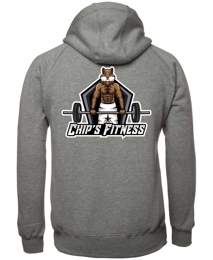 Chip's Fitness Logo Zipped Hoodie