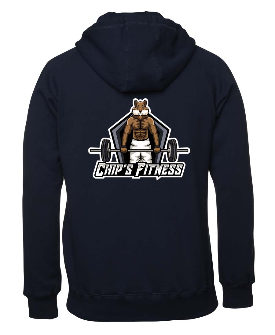 Chip's Fitness Logo Zipped Hoodie