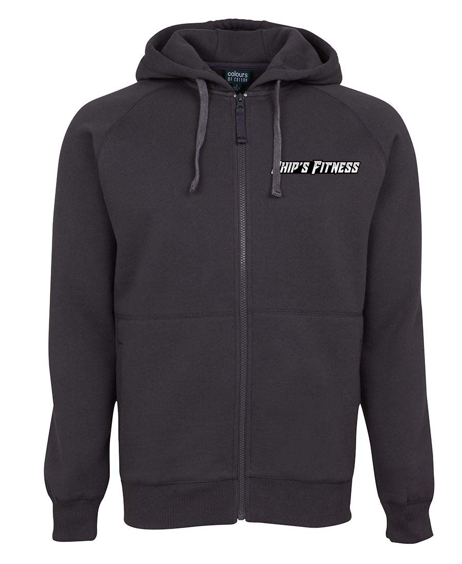 Chip's Fitness Logo Zipped Hoodie