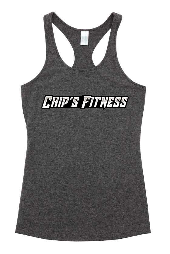 Chip's Fitness double sided  T-back singlet - Ladies