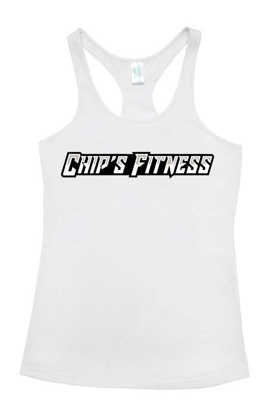 Chip's Fitness double sided  T-back singlet - Ladies