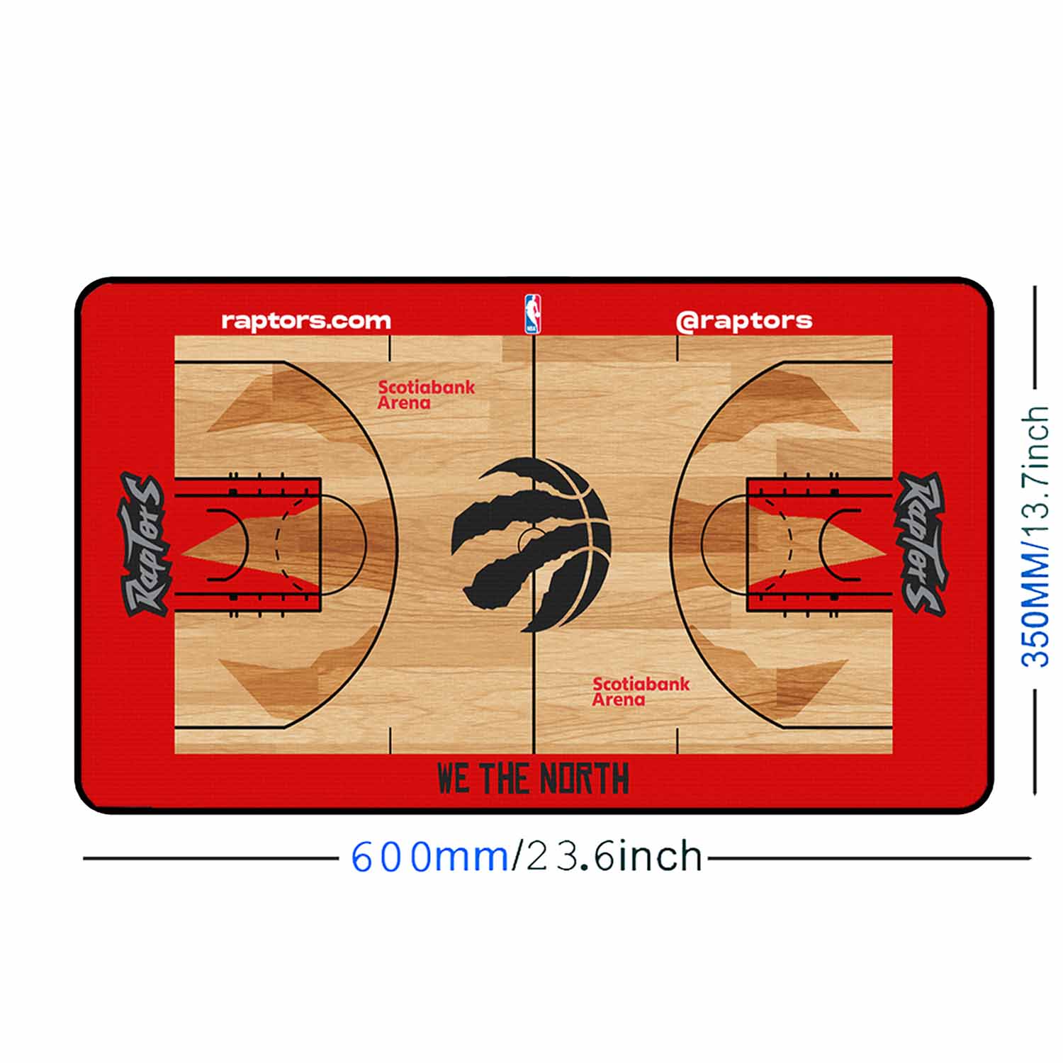 Toronto Raptors Themed NBA Desk / Gamer Pad