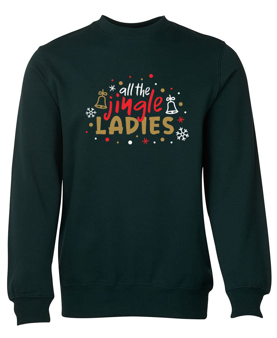 All The Jingle Ladies Fleecy Sweatshirt