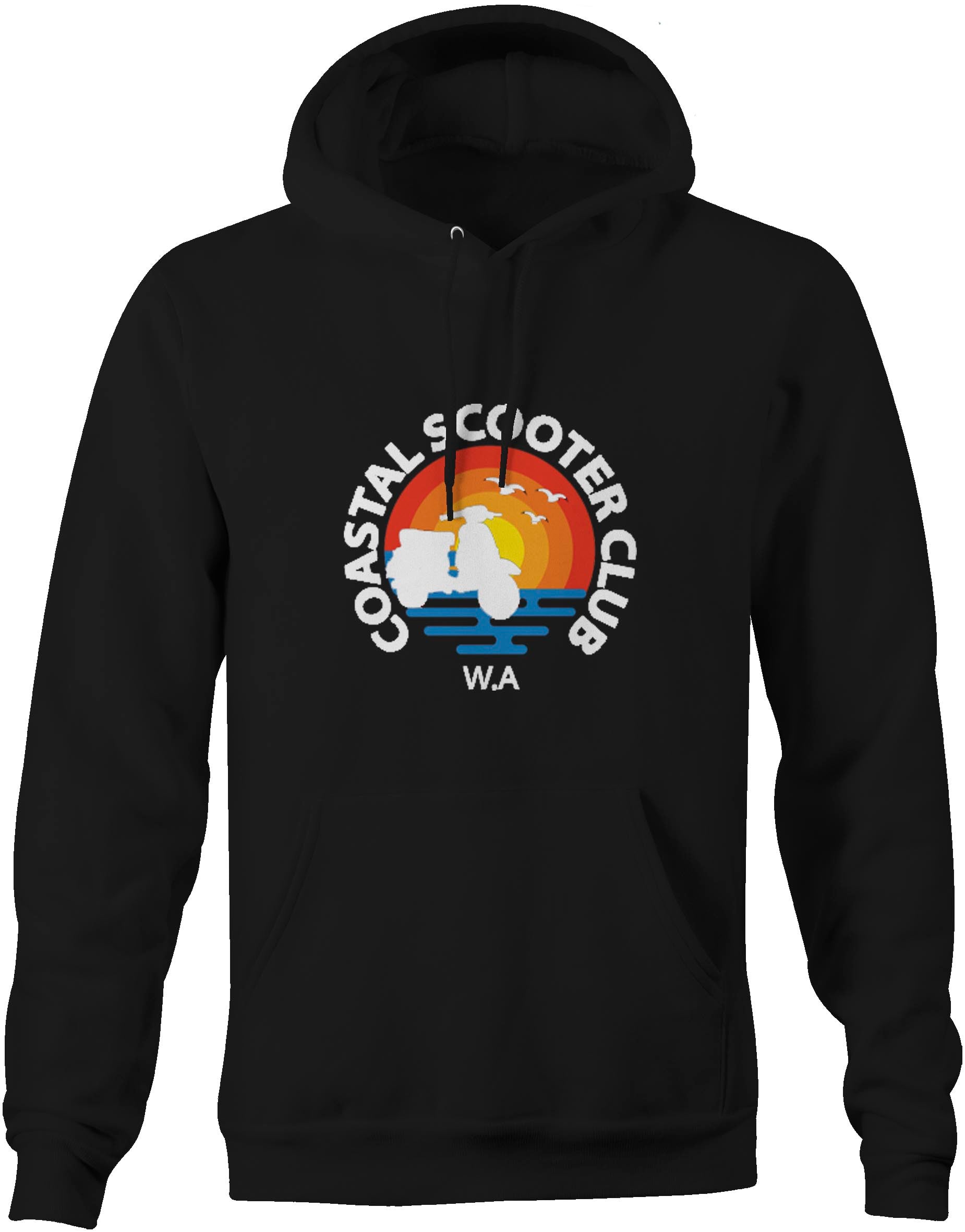 Coastal Scooter Club Logo Hoodie