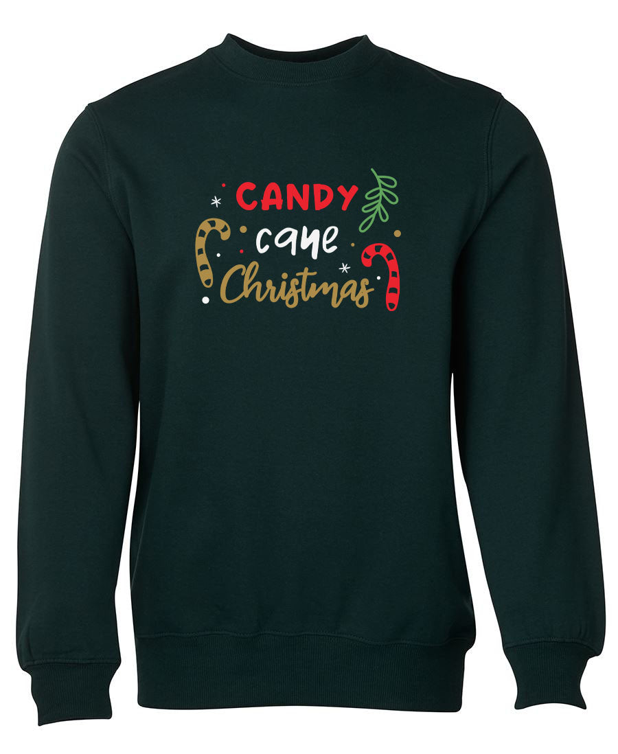 Candy Cane Fleecy Sweatshirt