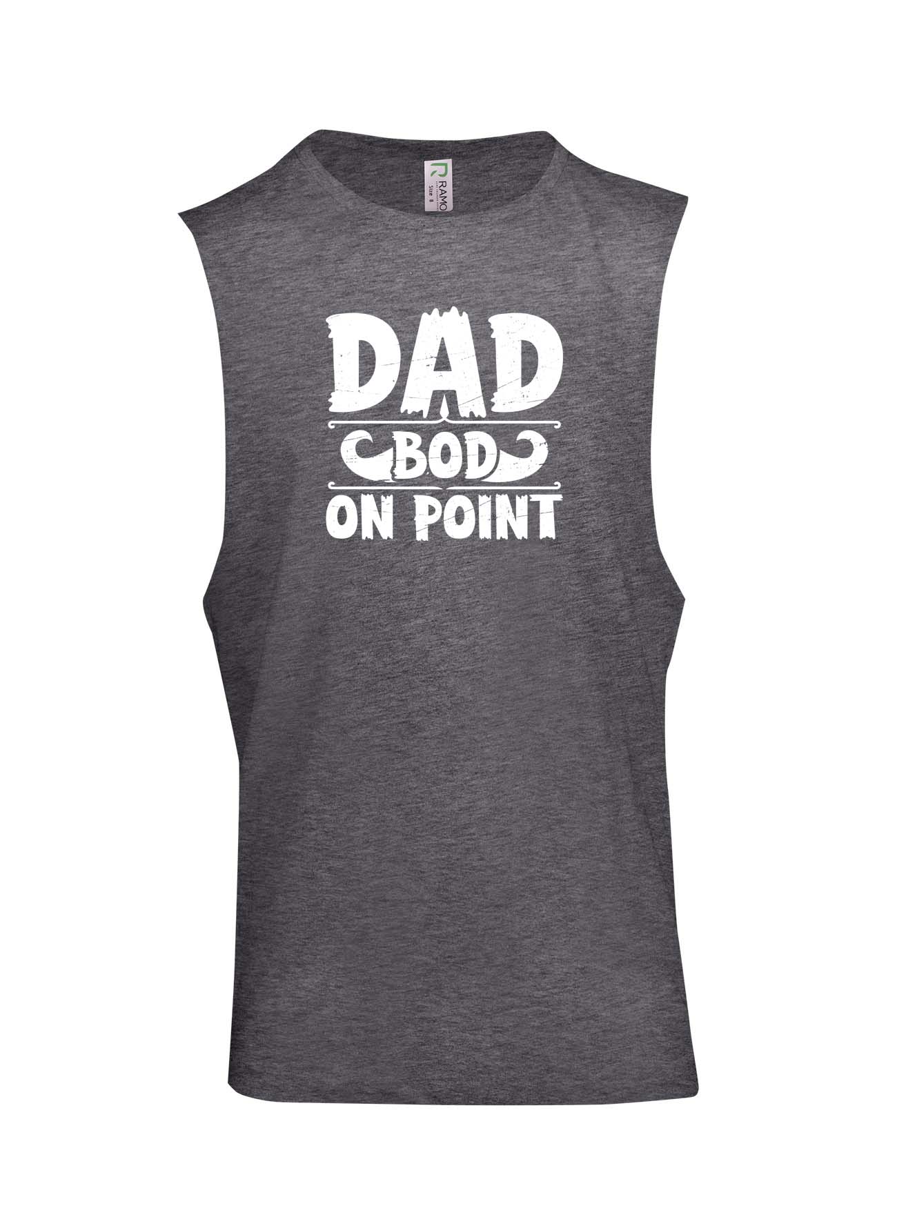Dad Bod Logo - Fathers Day Muscle T
