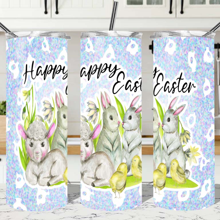 Easter Bunnies design Custom 20oz Tumbler