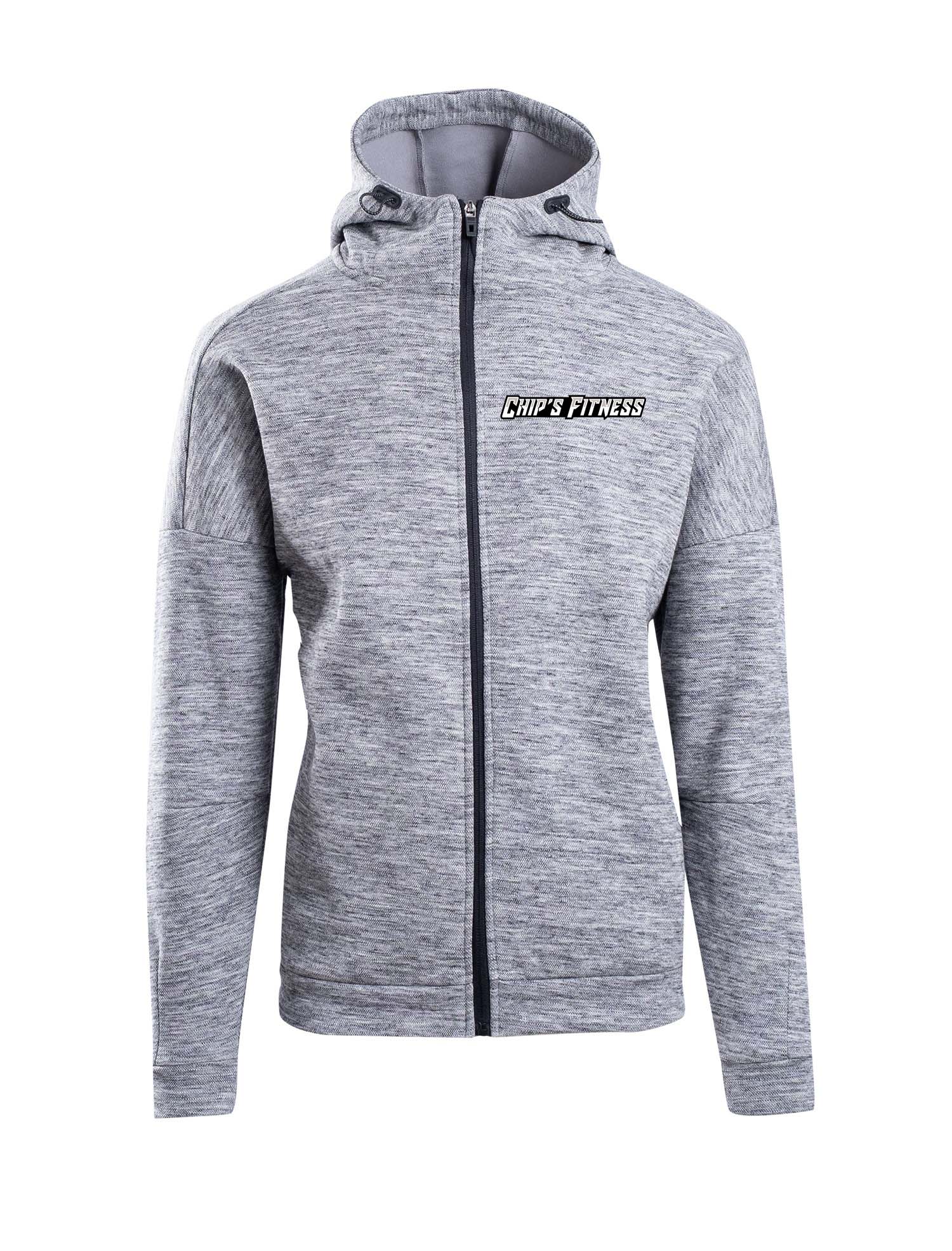 Chip's Fitness Logo Space Hoodie double sided