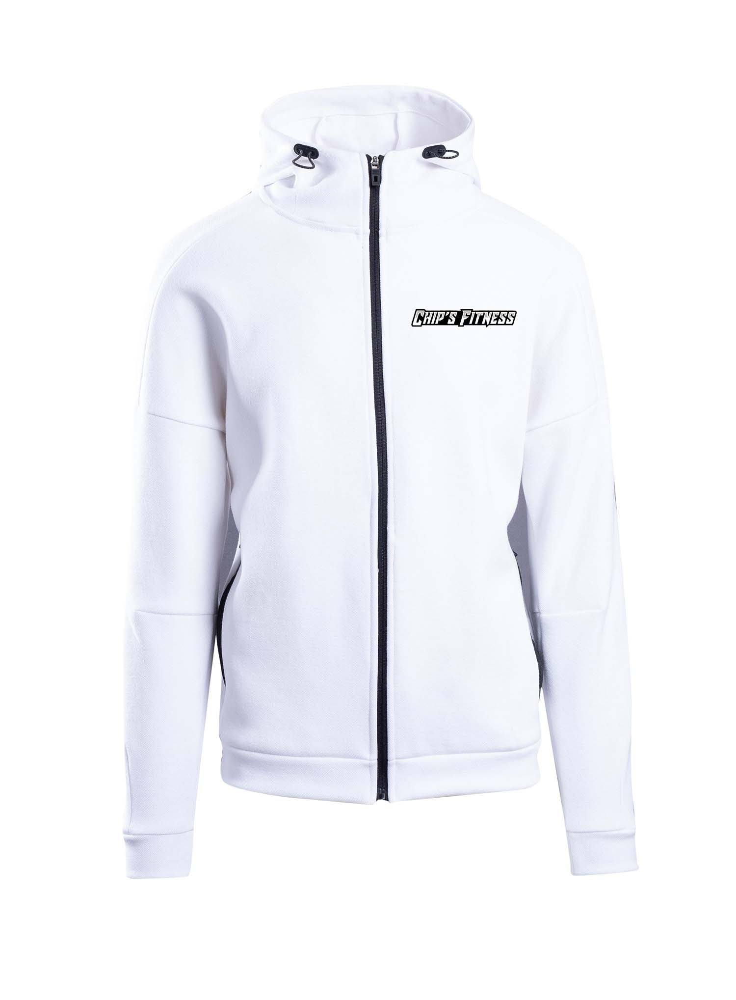 Chip's Fitness Logo Space Hoodie double sided