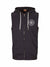 Strike MMA Men's Heather Zip Sleeveless Hoodie