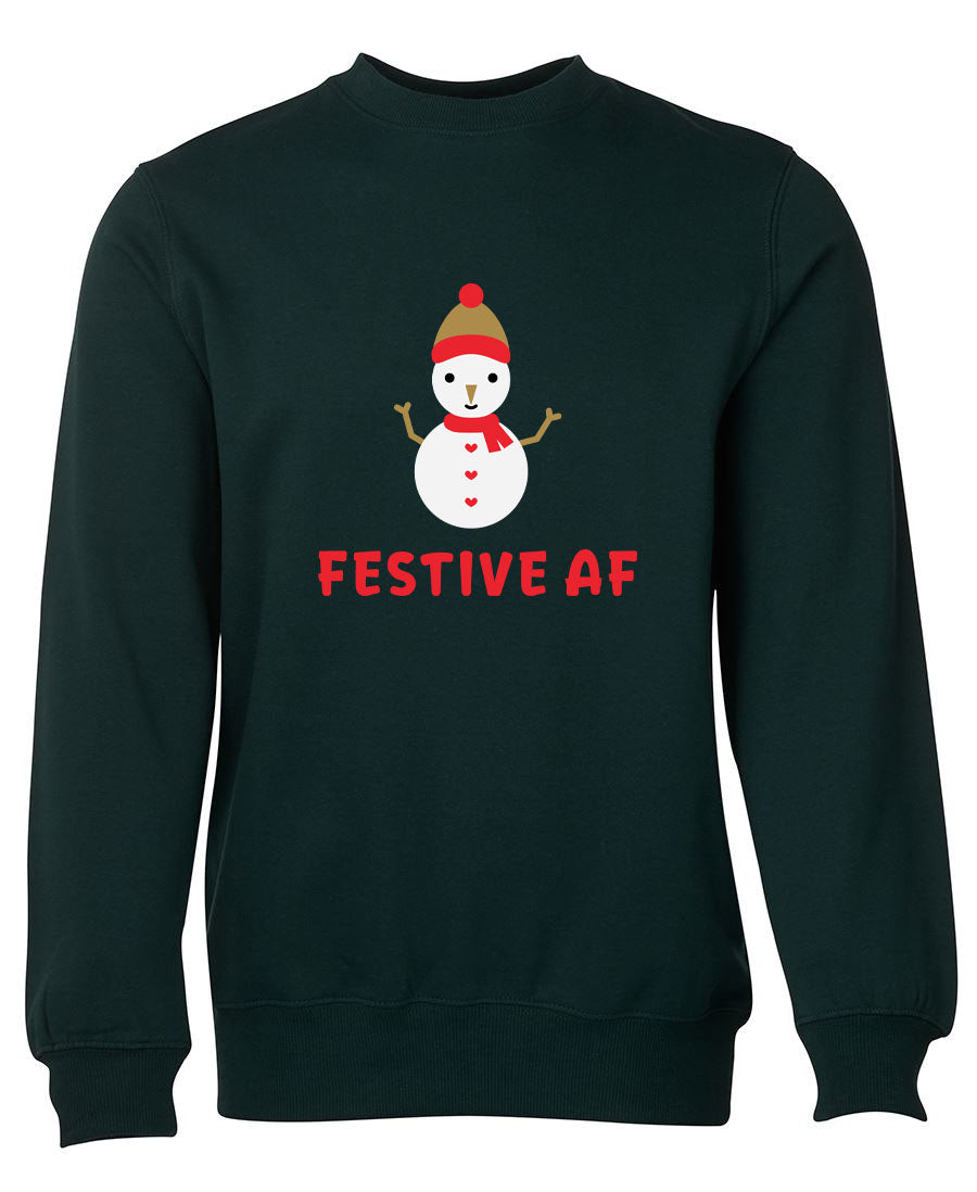 Festive AF Fleecy Sweatshirt