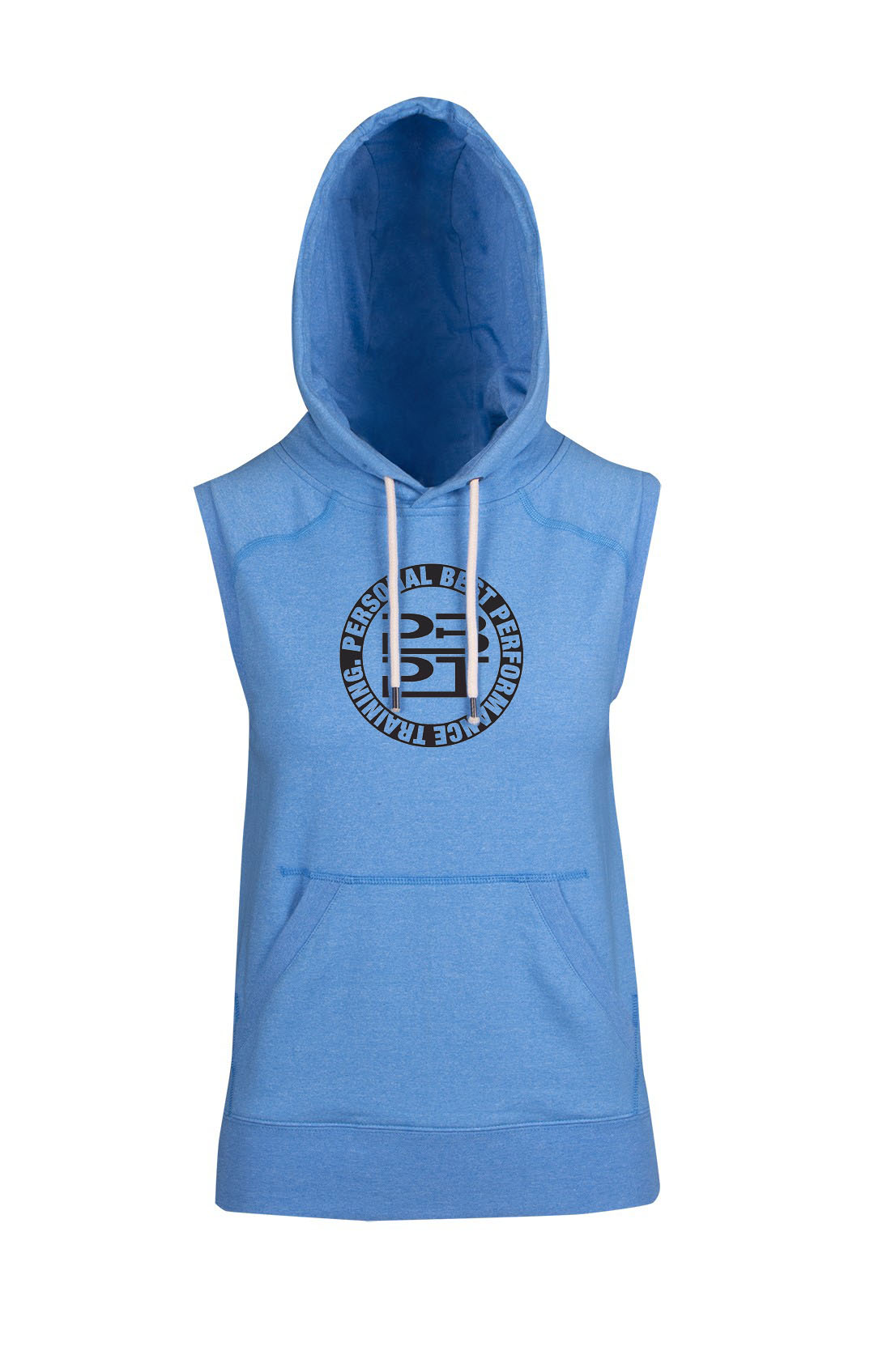 PBPT - Ladies Heather SLEEVELESS Hoodie