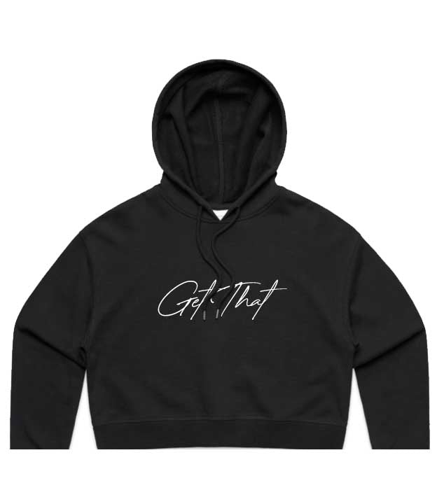 PBPT Cropped logo Hoodie