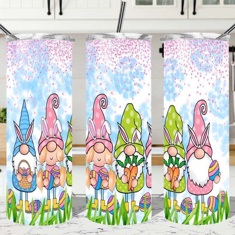 Easter Gnomes Custom 20oz Tumbler