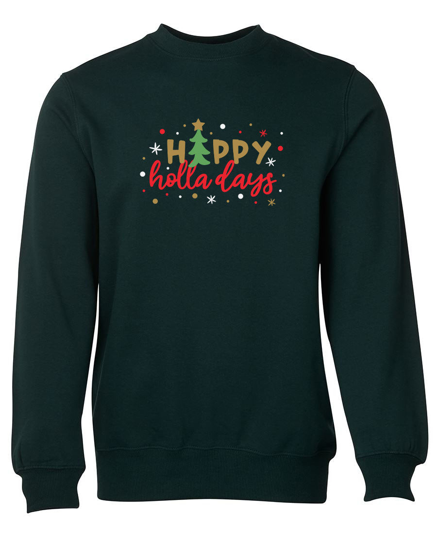 Happy Holla Days Fleecy Sweatshirt
