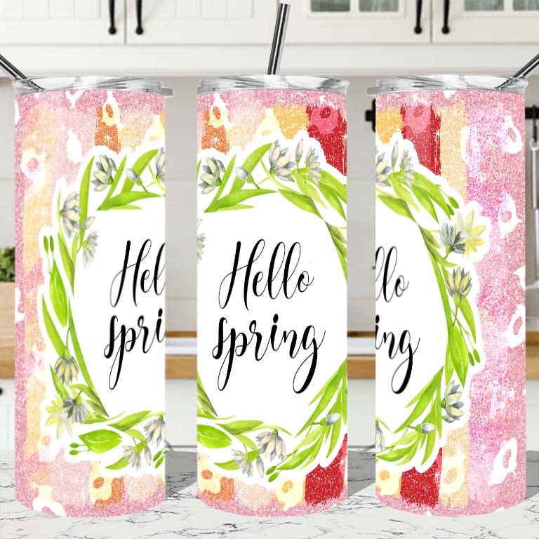 Hello Spring Custom 20oz Tumbler