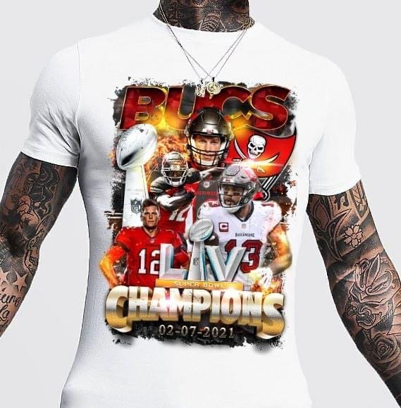 Tom Brady GOAT Brady SB Super Bowl Winners T-Shirt