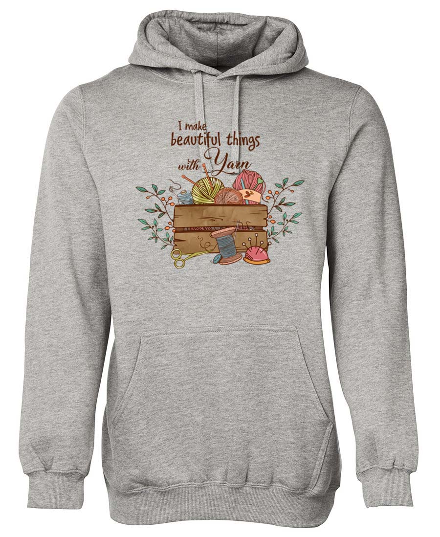 I Make Beautiful things with yarn hoodie