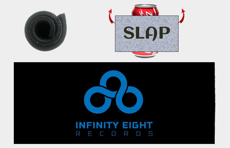 Infinity Records Slap Stubbie Cooler