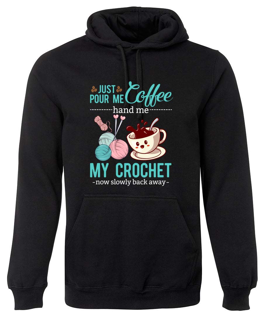 Just pour me coffee and hand me my crochet hoodie