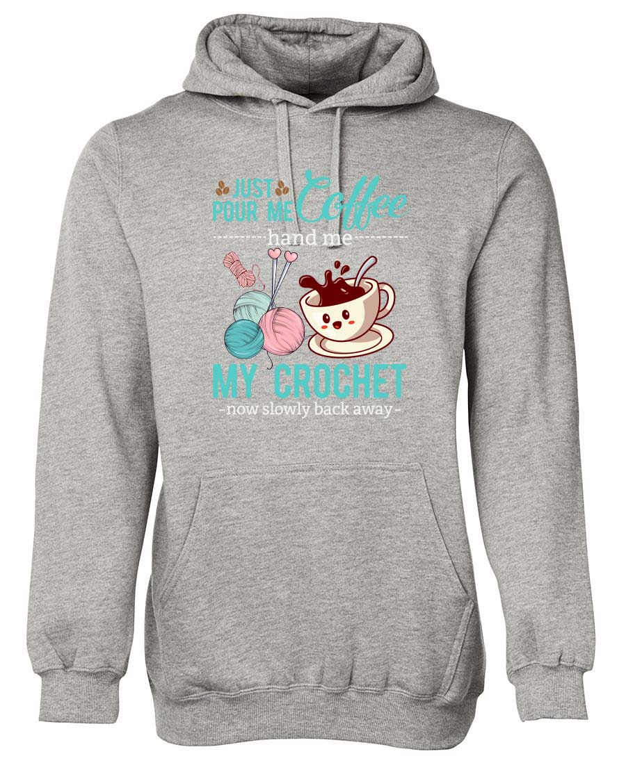 Just pour me coffee and hand me my crochet hoodie