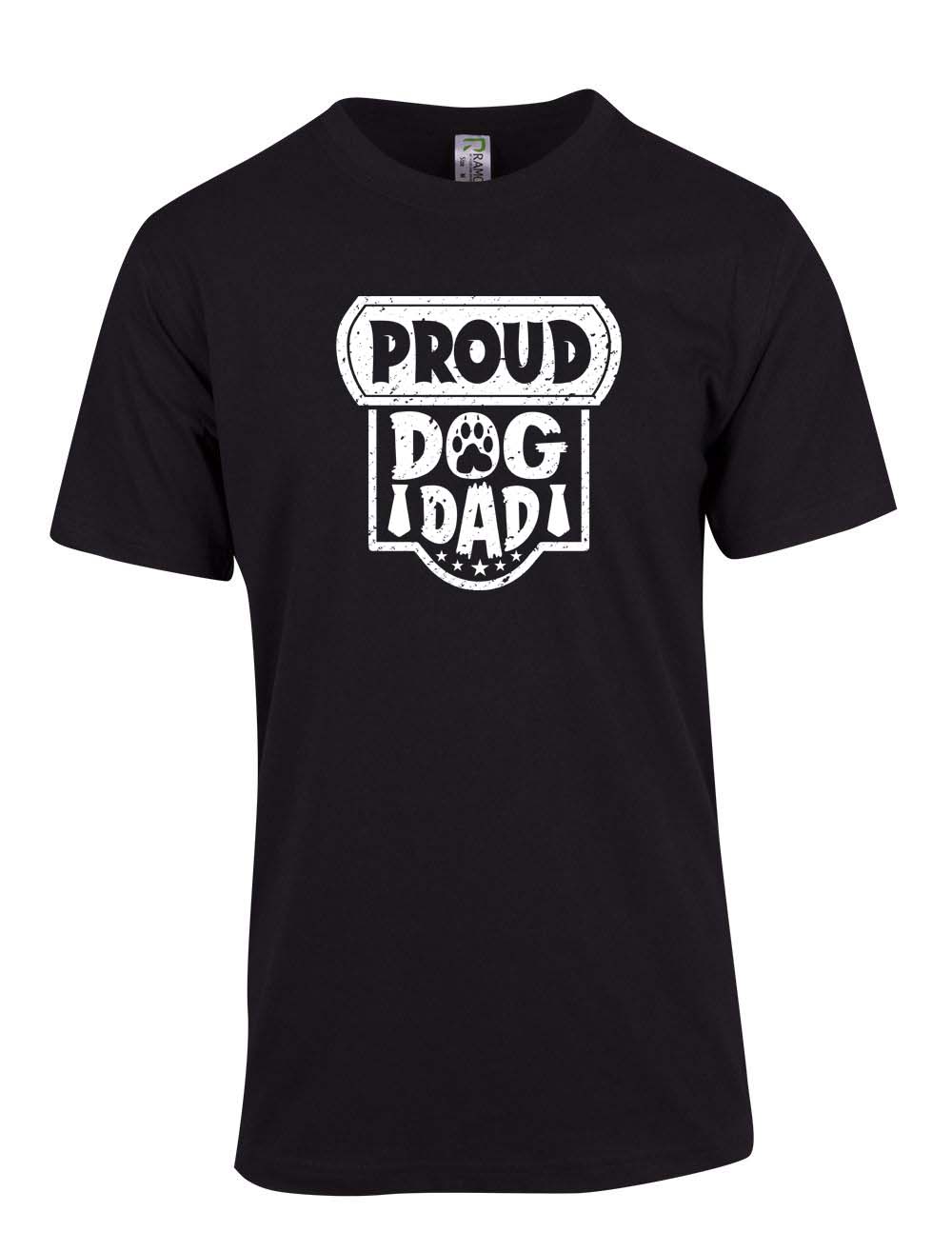 Proud Dog Dad - Fathers Day T Shirt