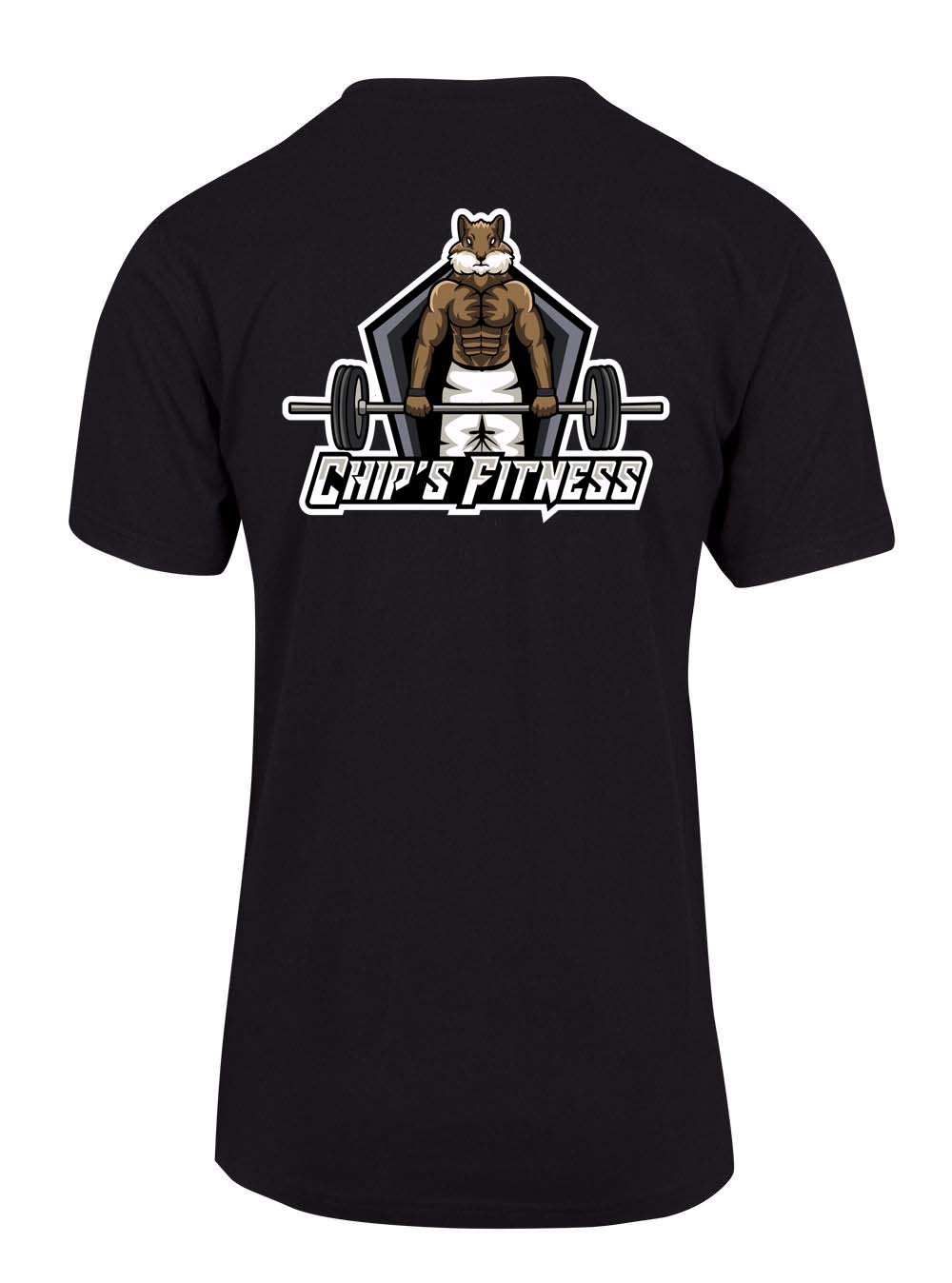 Chip's Fitness Double Sided T-shirt