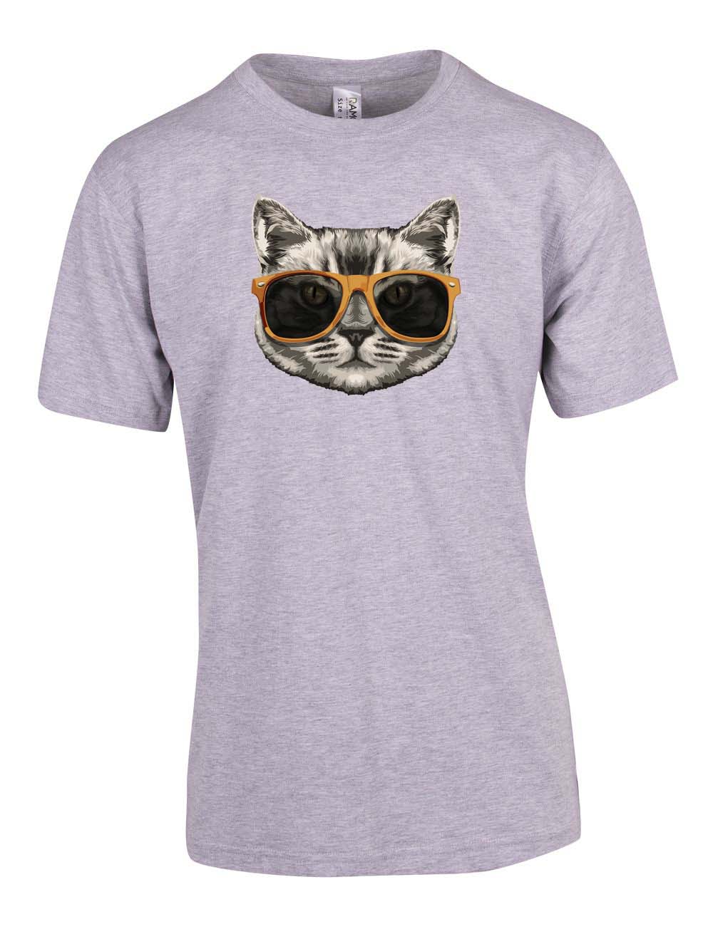Perth Animal Rescue - Cat with Glasses logo Double sided T-Shirt