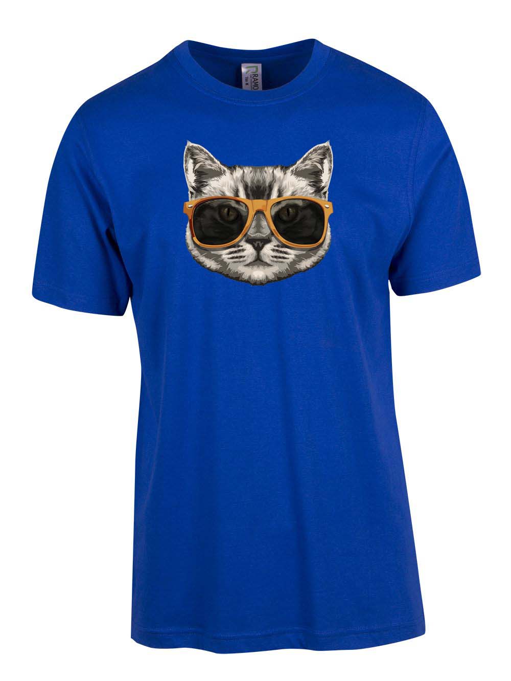 Perth Animal Rescue - Cat with Glasses logo Double sided T-Shirt