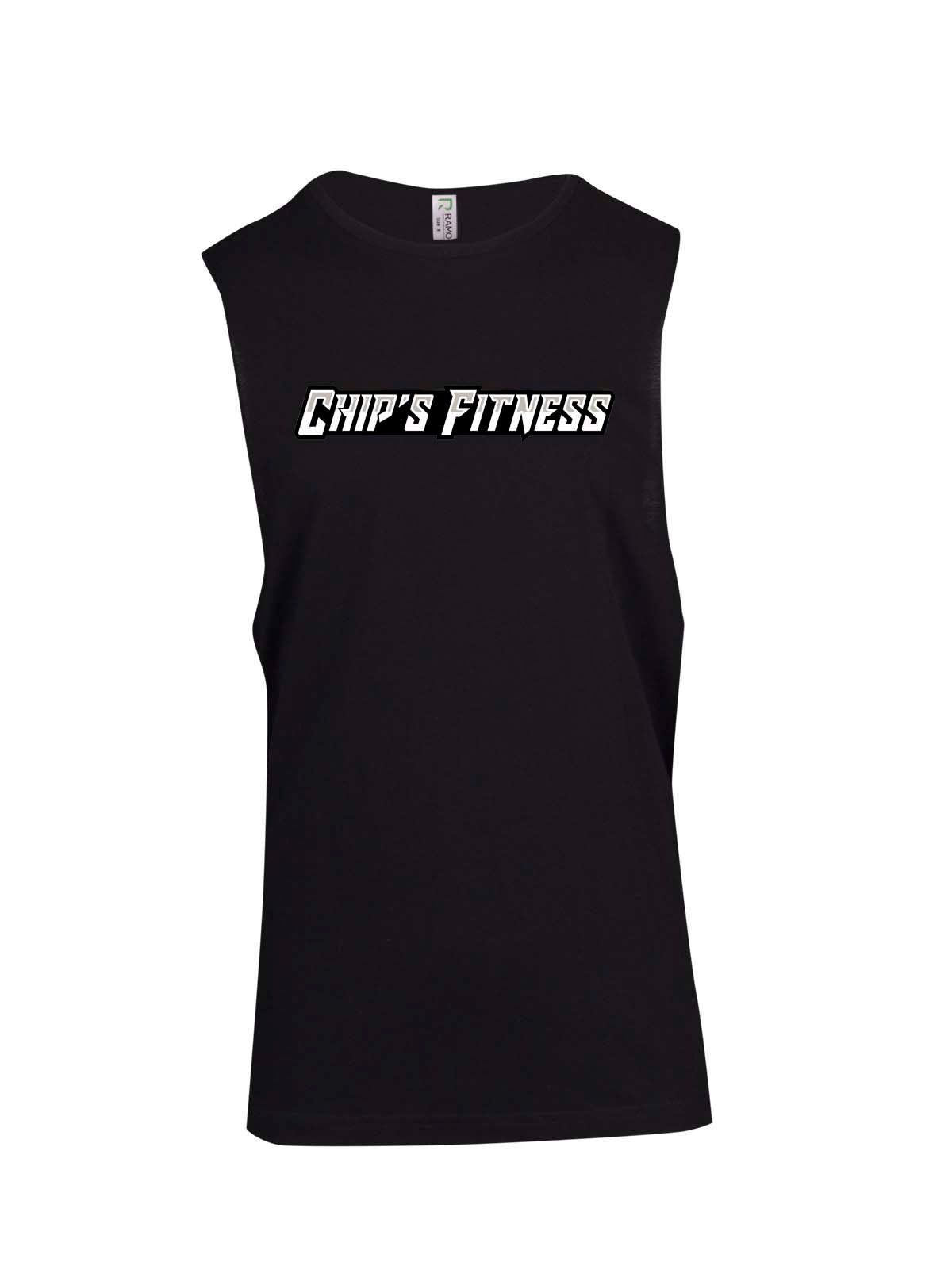 Chip's Fitness Double sided Logo Muscle T - Ladies
