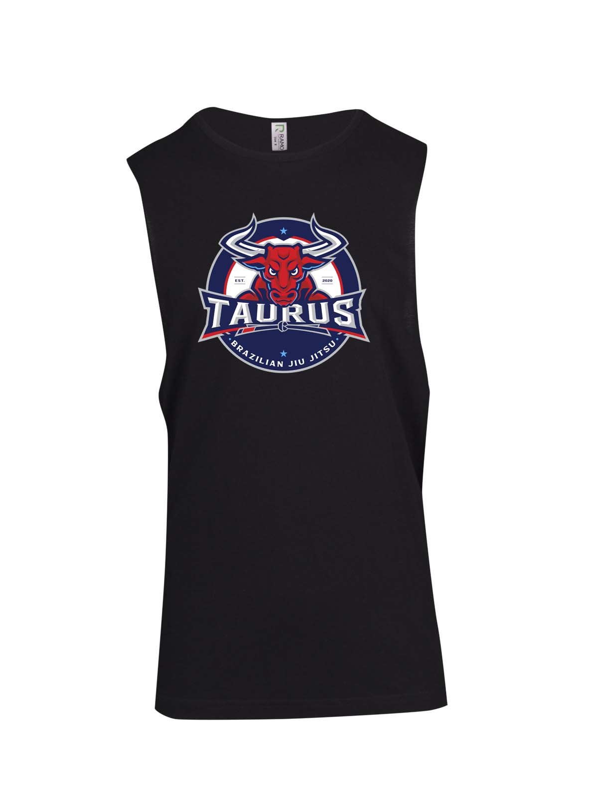 Taurus Front Logo Muscle T