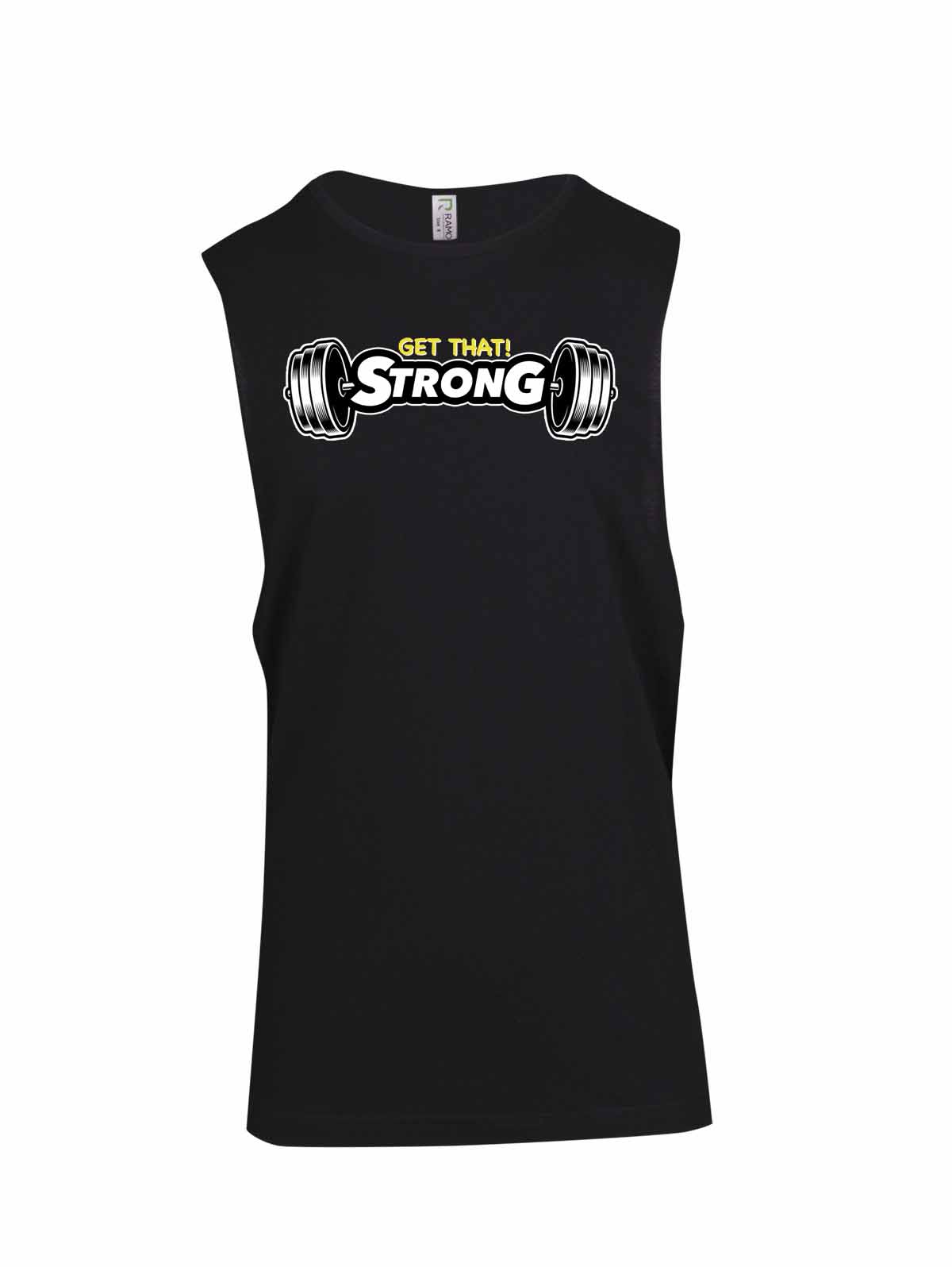 PBPT Strong Logo Men's Muscle T