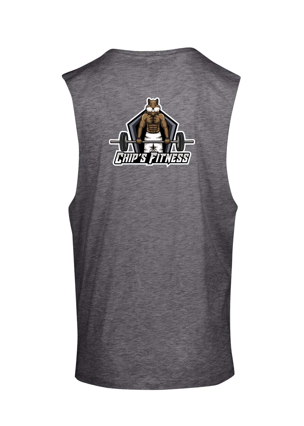 Chip's Fitness Double sided Logo Muscle T - Ladies