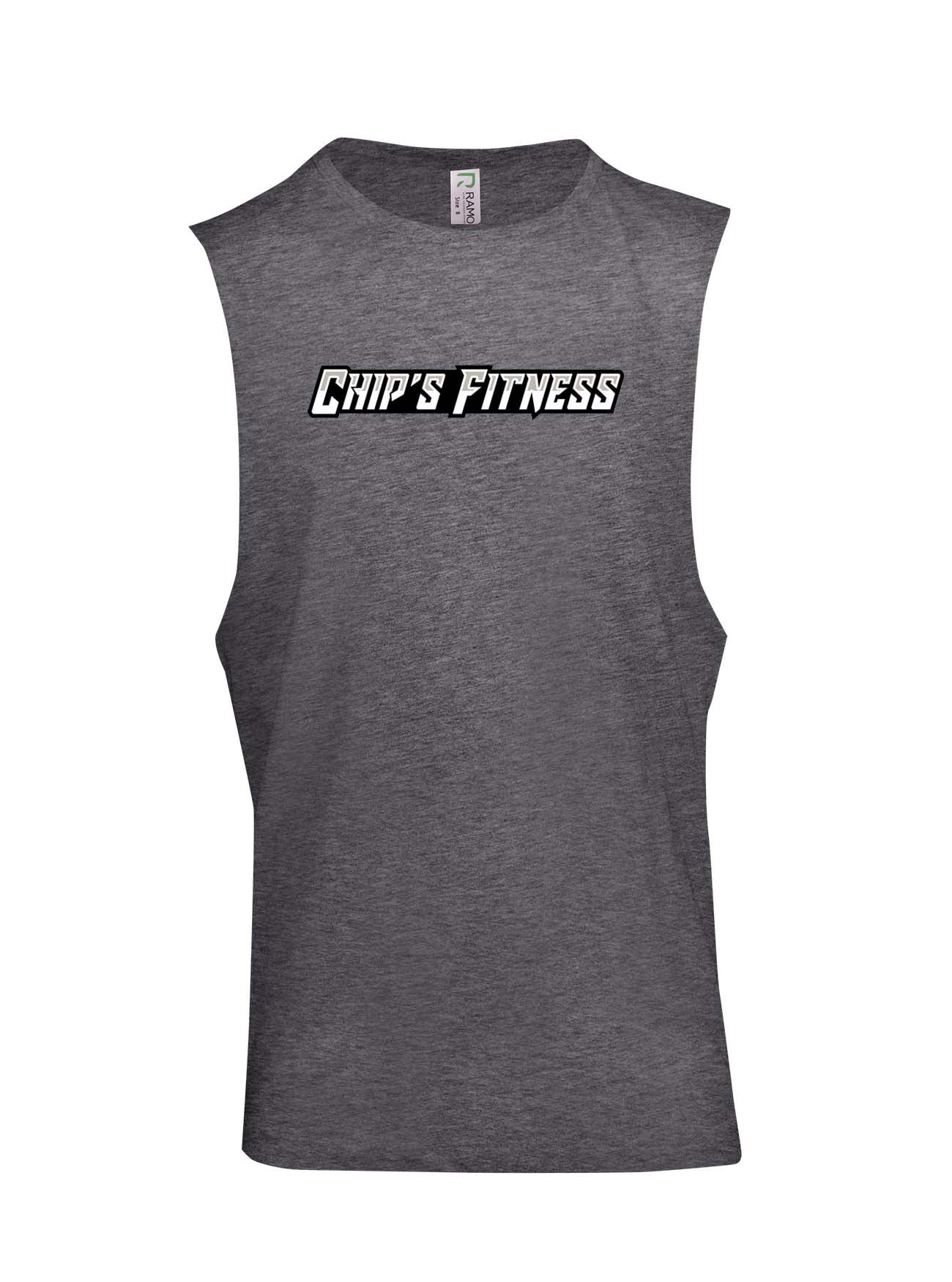 Chip's Fitness Double sided Logo Muscle T - Ladies