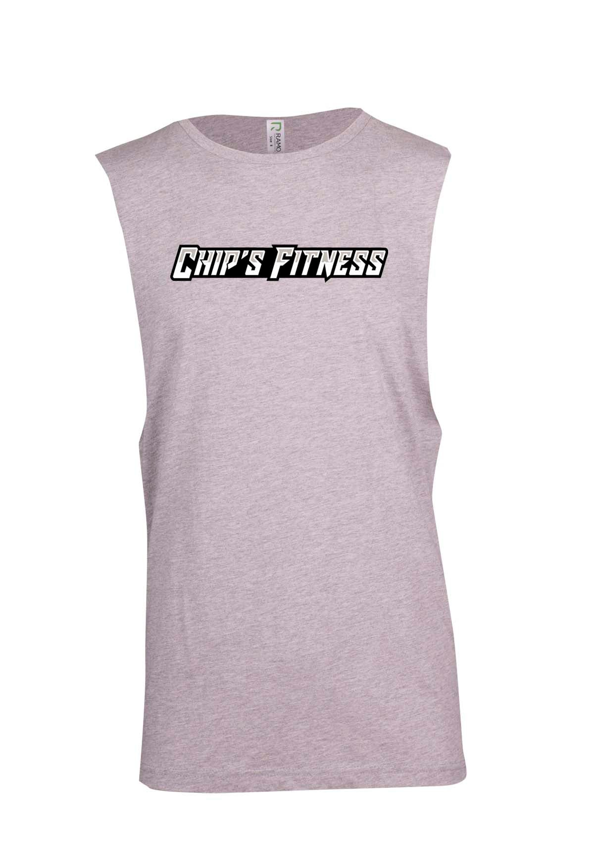 Chip's Fitness Double sided Logo Muscle T - Ladies