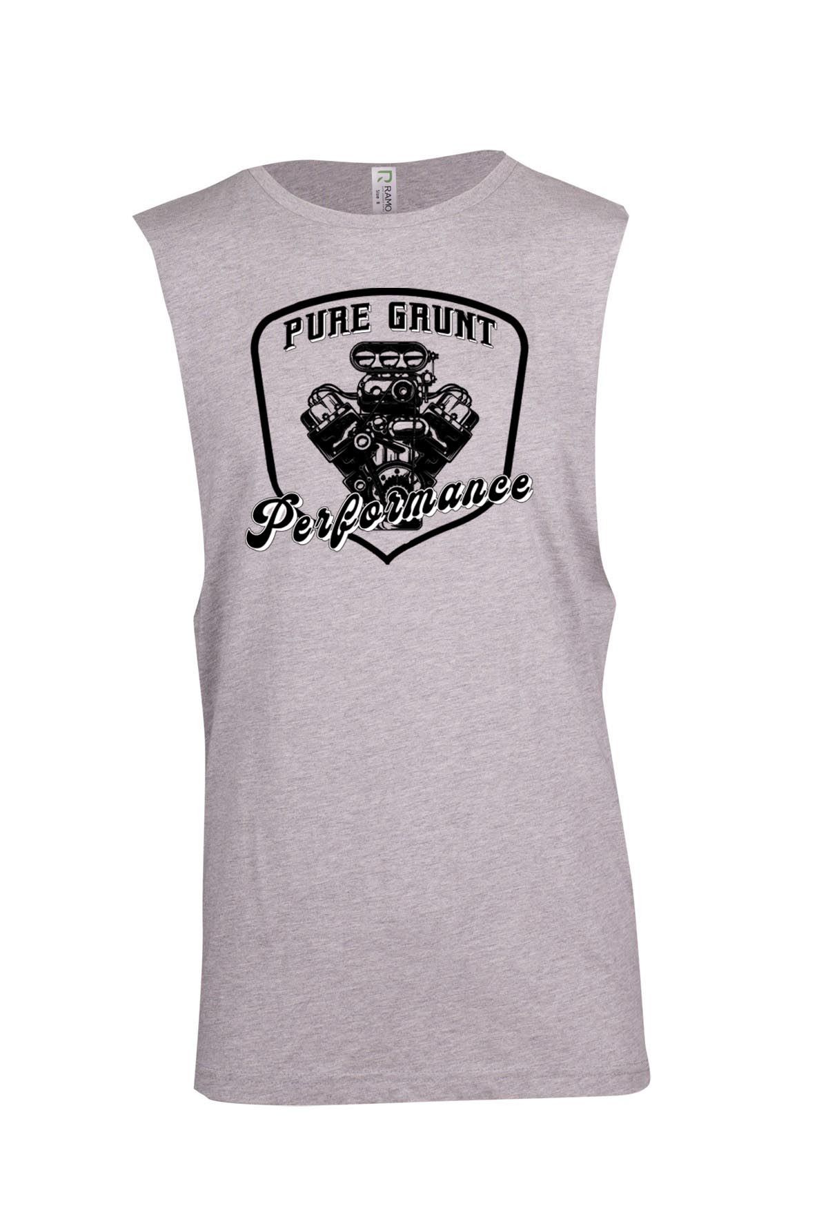Pure Grunt Logo Muscle T