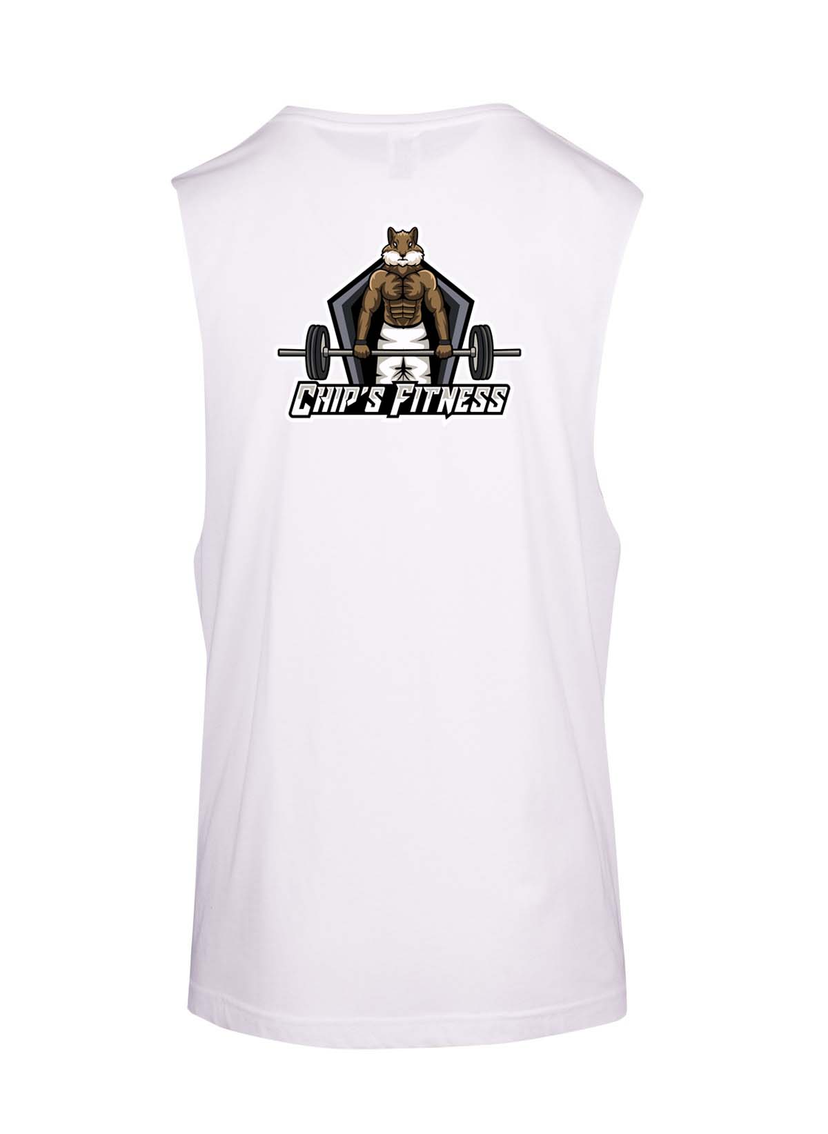 Chip's Fitness Double sided Logo Muscle T - Ladies