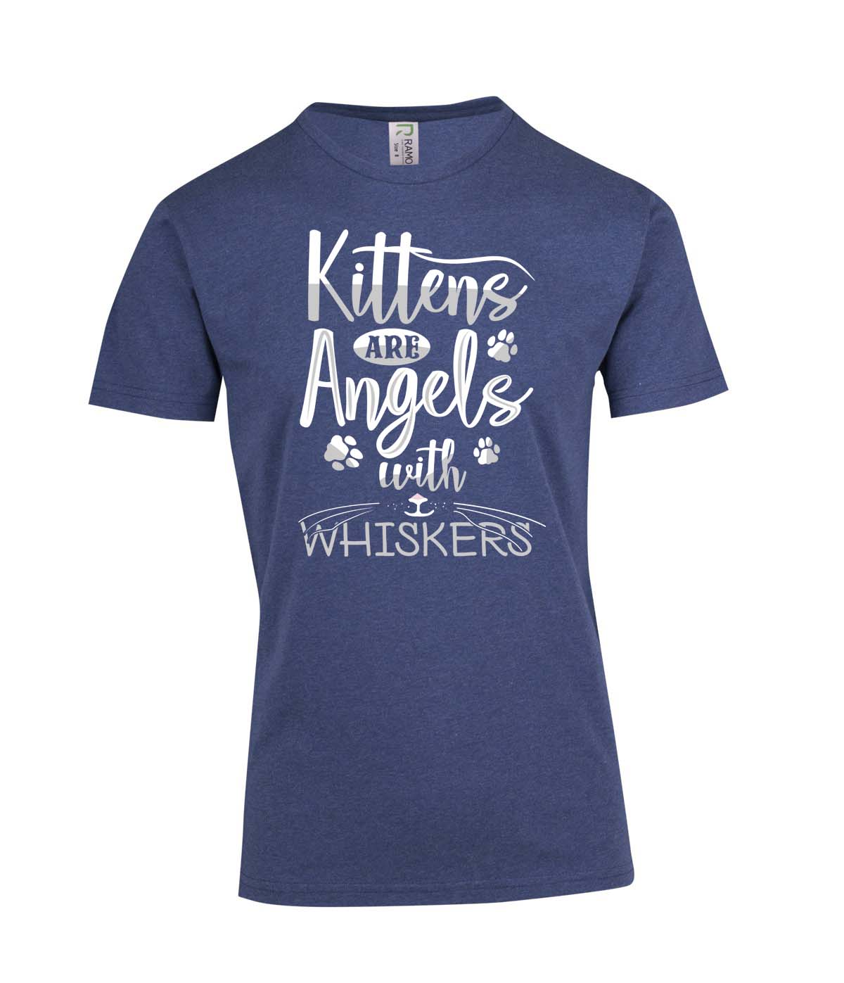 Perth Animal Rescue Double Sided Marl T-shirt - Kittens are angles