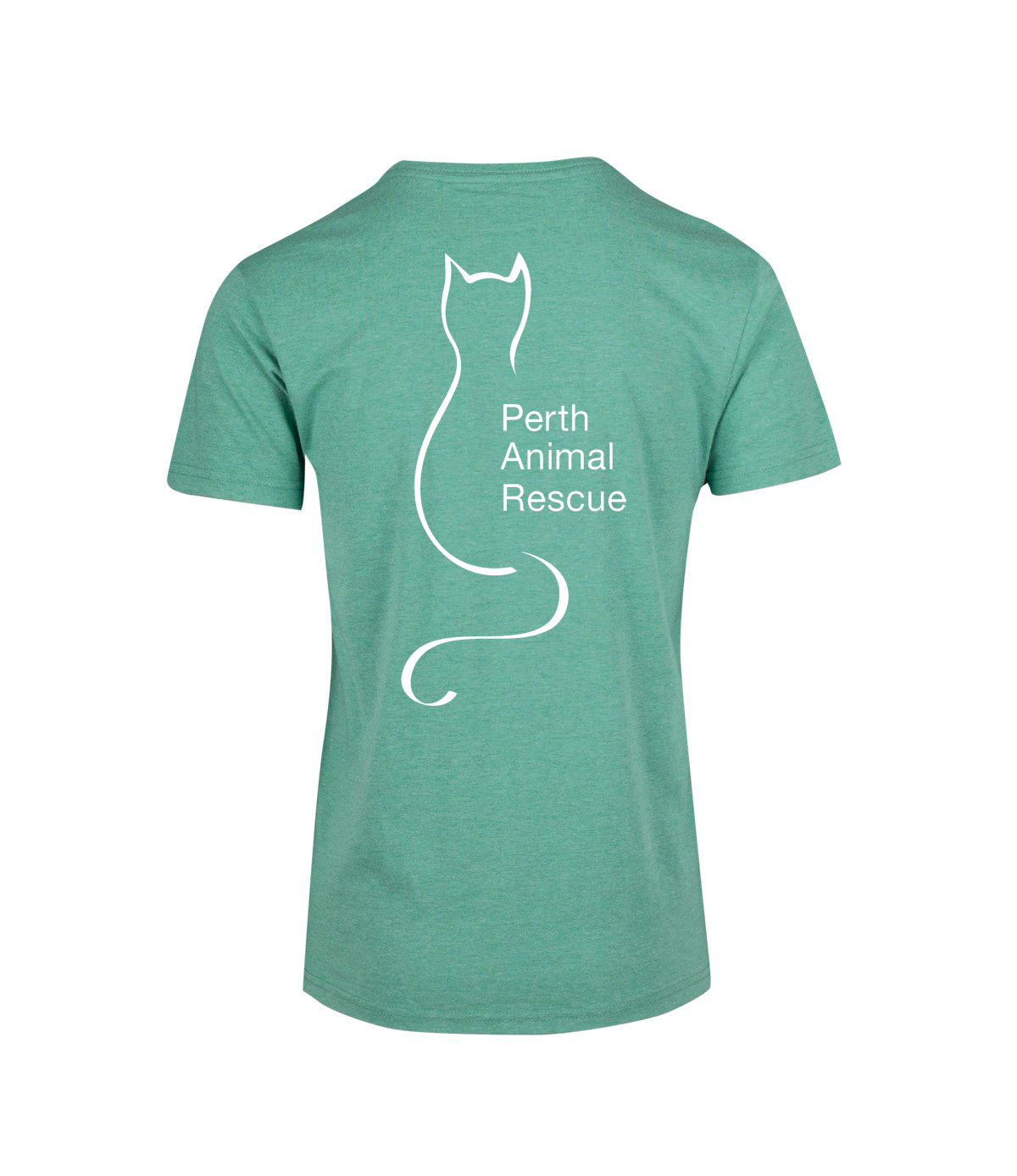 Perth Animal Rescue Double Sided Marl T-shirt - The more people I meet
