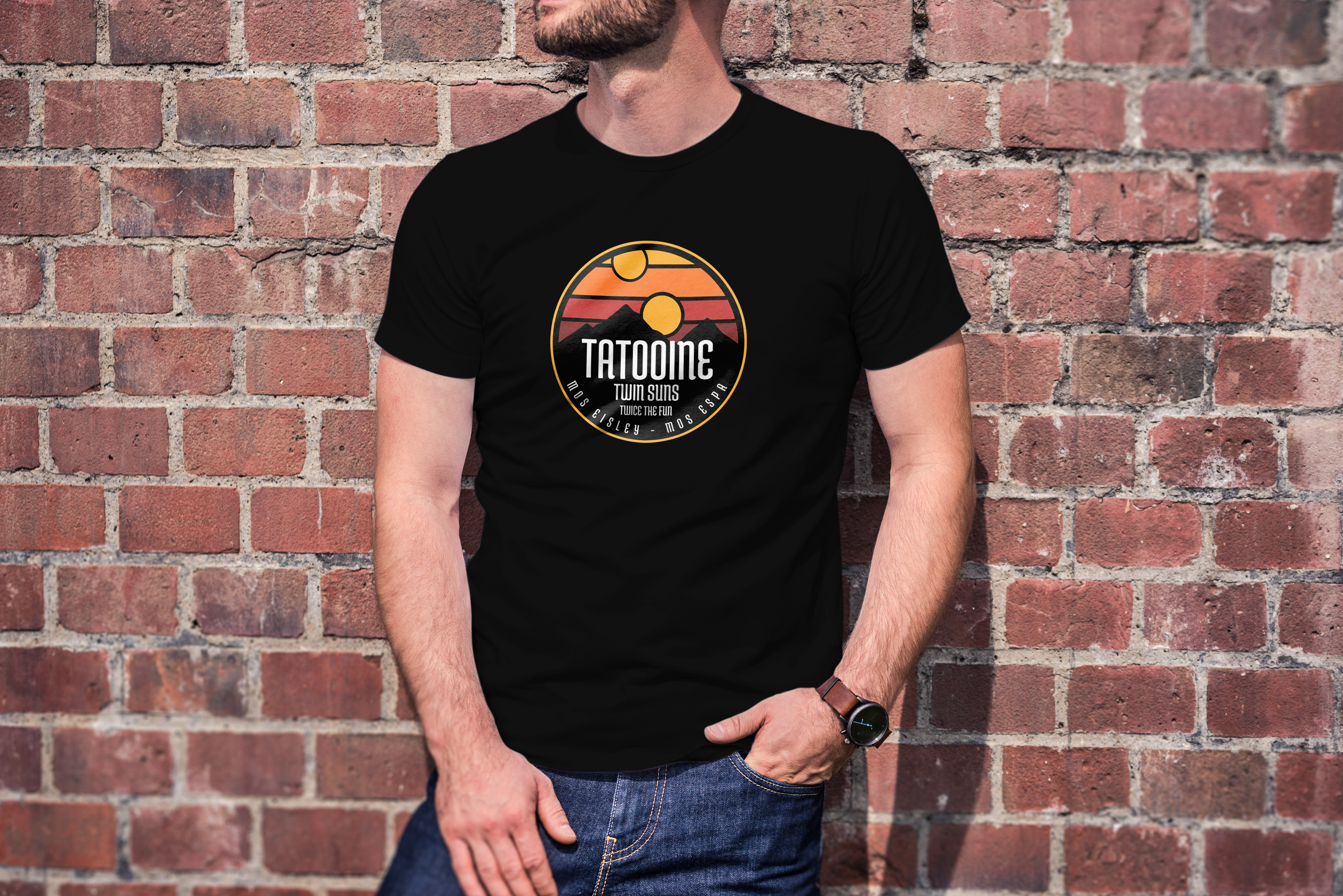 Tatooine Anakin Themed T Shirt