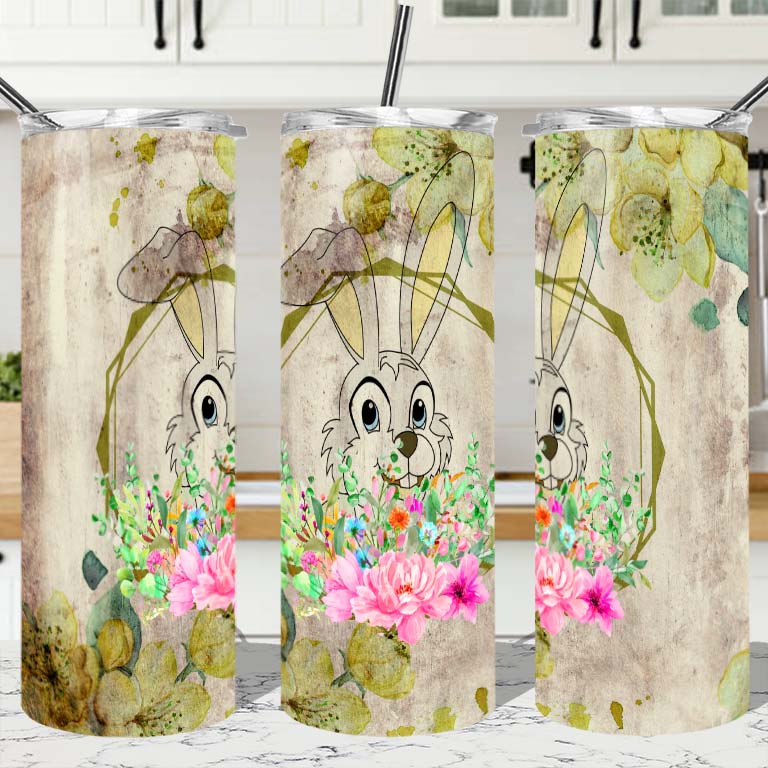 Vintage Easter design Custom 20oz Tumbler
